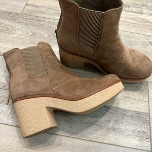 Tan Suede Ankle Boots